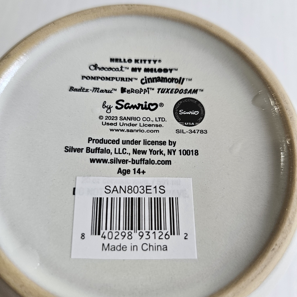 Hello kitty and friends mug ceramic coffee tea 20 ounce cup NWT - Picture 8 of 8